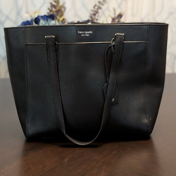 O2 KATE SPADE Cara Leather Tote Shoulder Bag - Picture 1 of 13
